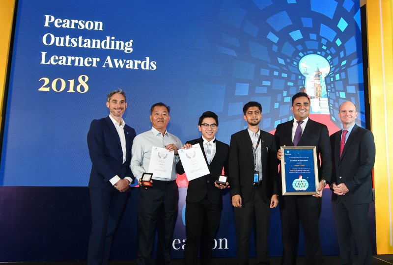 Despark学院的学生交出亮眼的成绩单，并荣获Pearson教育集团颁发杰出学生荣誉。