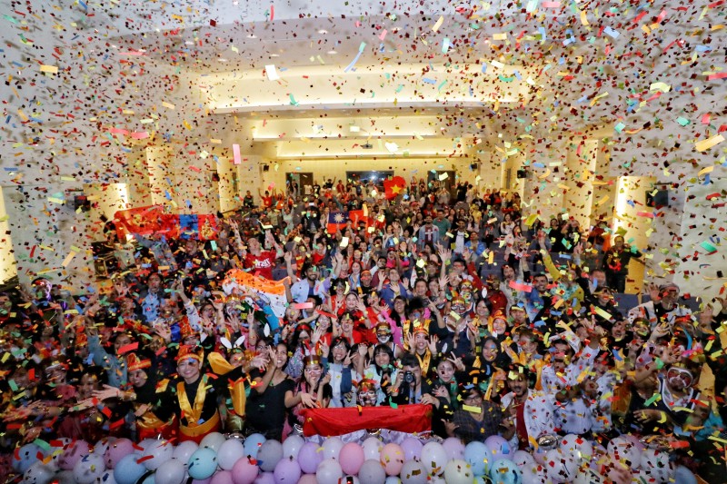 校園年度盛會-國際文化之夜：除獨特的異國風情外，更展現東華多元豐富的文化。