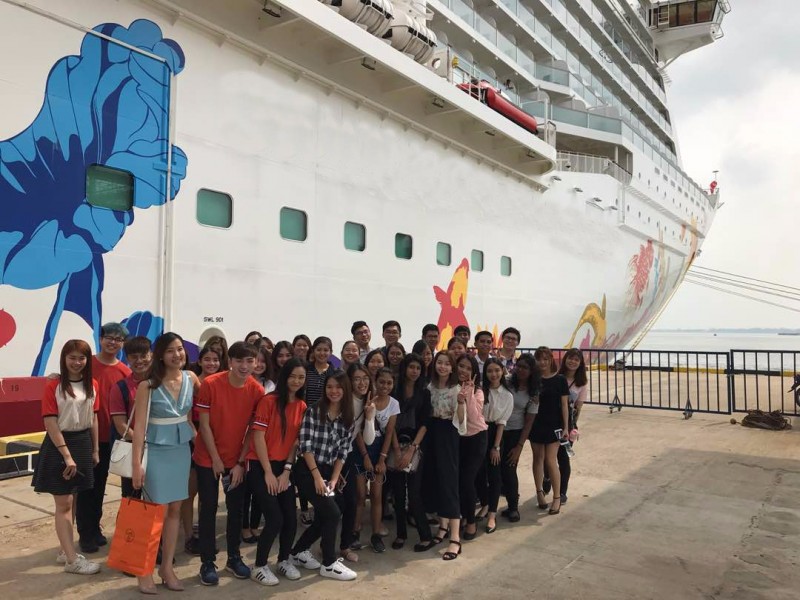 International cruise visitation to gain more knowledge on cruise operation, crew duty in different department as well as on board facilities.