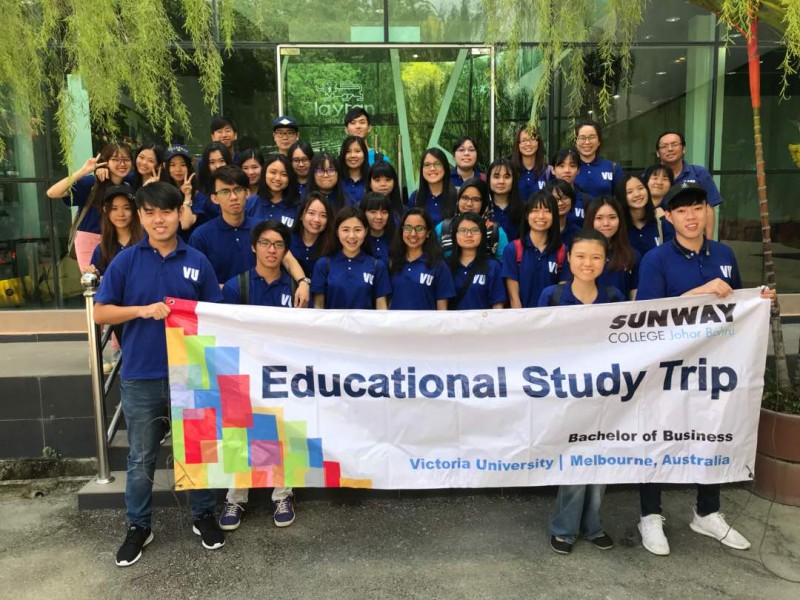 新山双威学院经常举办校外活动，让学生增广见闻。