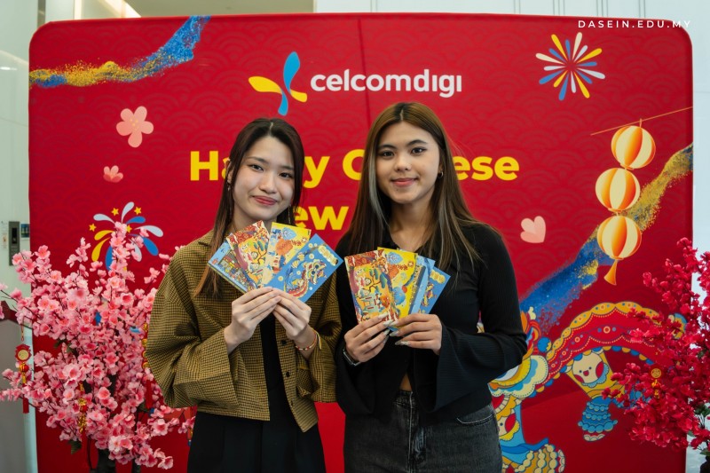 Dasein 学生在学习阶段就能参与真实品牌合作计划，例如由 CelcomDigi 主办的 2025 红包设计大赛，其获选作品更被品牌实际采用，让学生的创意真正走进商业市场/大众的眼球，以实战经验大幅度提升未来就业竞争力。