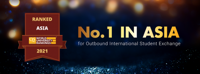 HELP University has been ranked No. 1 among 650 universities in Asia for Outbound Student Exchange programmes in the globally recognised Quacquarelli Symonds (QS) World University Ranking: Asia 2021.
