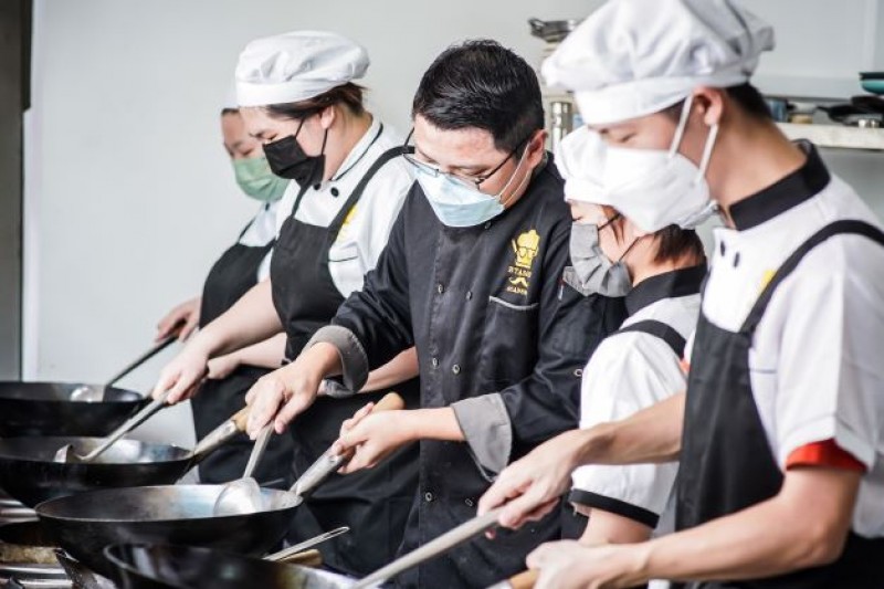 中餐部学生上课日常