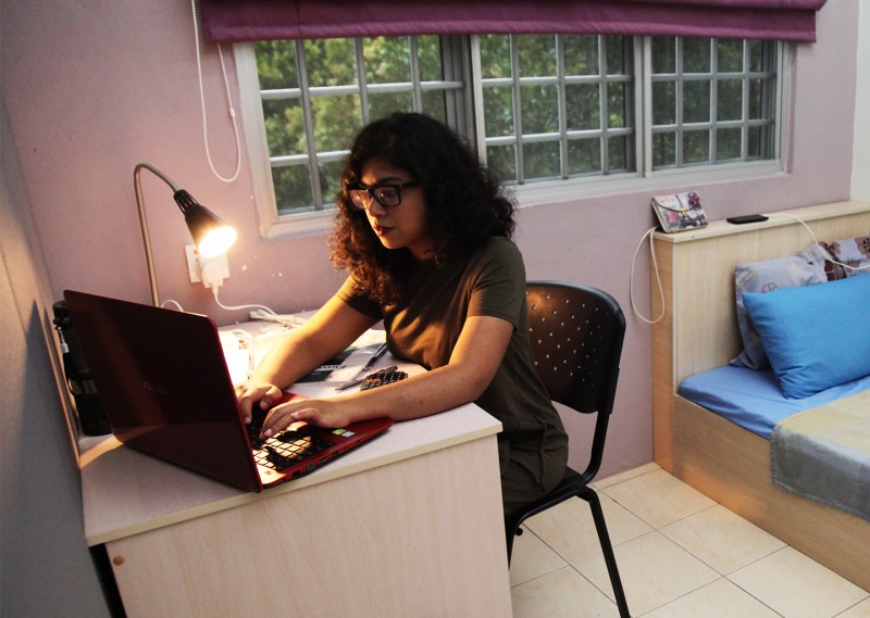 The fully-furnished on-campus hostel can accommodate more than 400 students.