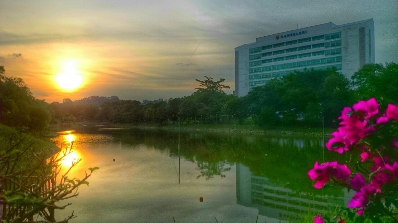 此湖滨（Tasik Varsiti）在马大开始创立之前，就已经凿成。跑道围绕着湖滨，学生们可边跑步或骑单车，边欣赏怡人的风景。此外，游泳、划独舟运动、水上嘉年华活动等都是在此湖滨可以进行的活动。另外，湖滨有五颜六色的鱼儿、可爱活泼的鹅鸭在悠游，为看似平静的湖滨增添不少生气。